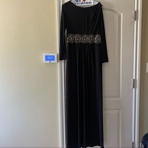 Alex evenings size 12 gown bejeweled waist